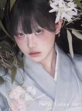 纯欲风~白色彼岸花朵发夹侧边夹2025新款超仙氛围感头饰拍照配饰