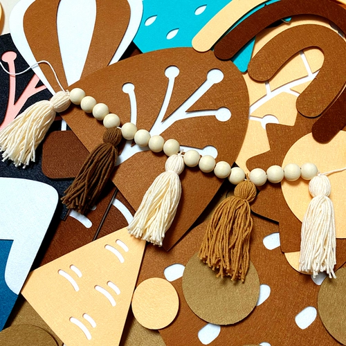 Детский сад в скандинавском стиле, украшение стены, экологически чистый класс, доска, угловой макет, материал, наклейка на стену