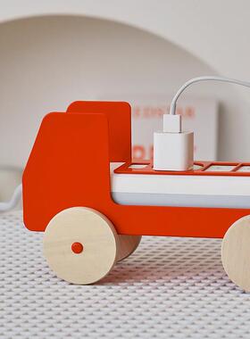 希山 插座装饰小车 家居创意装饰 桌面个性摆件创意女生礼物