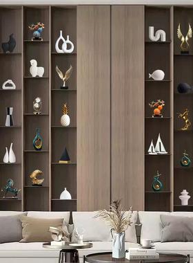 新中式轻奢摆件创意家居高档酒店客厅电视柜酒柜办公室装饰品摆设