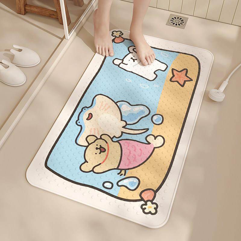 浴室防滑吸盘垫PVC家用儿童洗澡洗手间卫生间地垫防摔淋浴房脚垫,淘宝优惠券,粉丝福利购,淘宝优惠卷