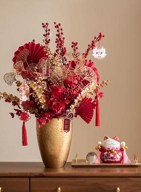 南十字星 喜庆新年福桶摆件年宵花客厅装饰布置乔迁礼物新居礼品
