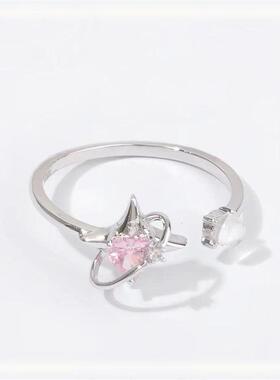 原创设计 爱莉希雅真我人之律者誓约戒指动漫周边开口开调节指环