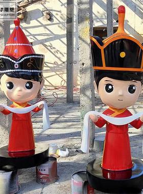 大型玻璃钢雕塑制作厂家人物卡通泡沫模型商场美陈装饰摆件