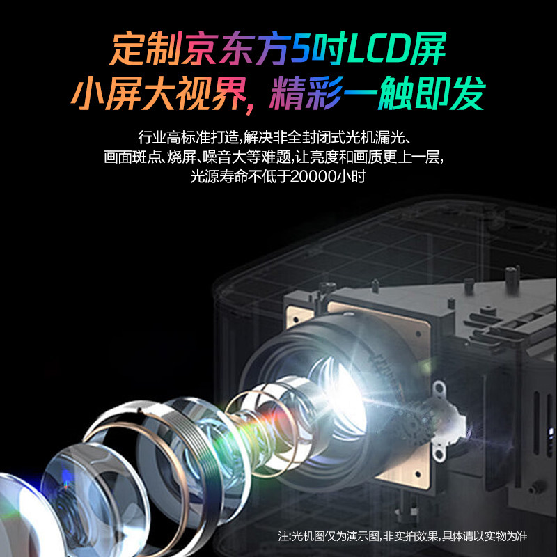 【国家补贴立省15%】腾讯极光D2Pro家用投影仪782CVIA真实流明超高清民宿酒店定制投影机