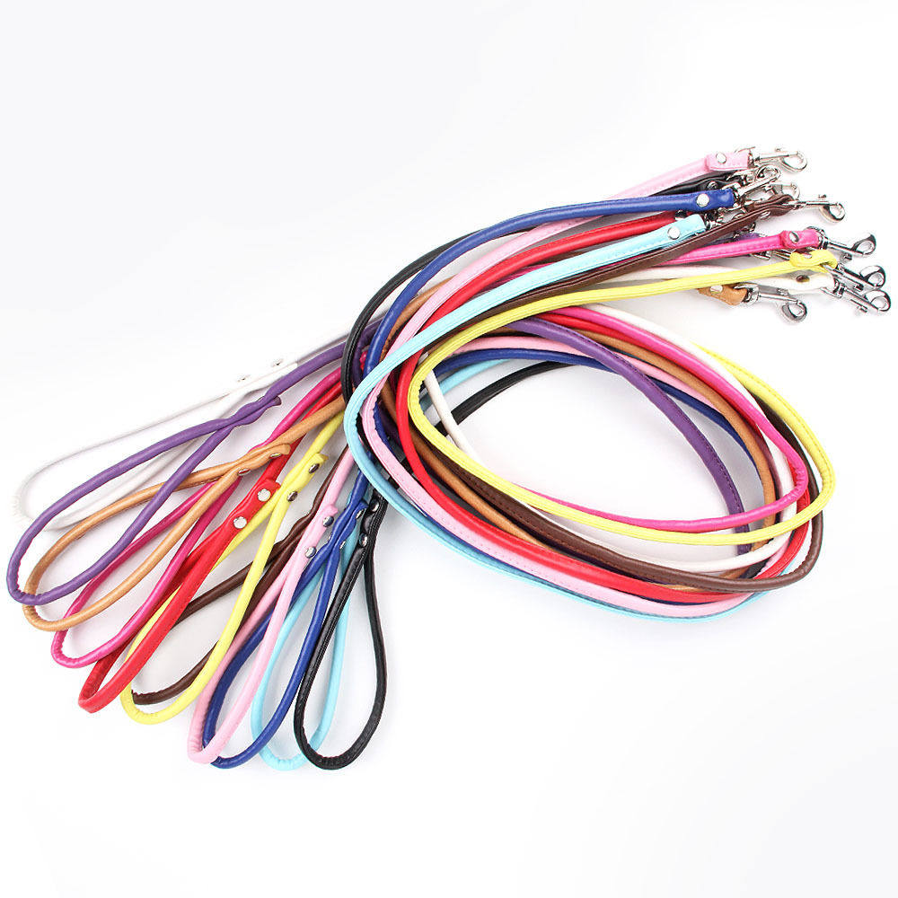 宠物狗狗牵引带项圈配饰 PU皮质猫咪牵引绳猫猫项圈用品,淘宝优惠券,粉丝福利购,淘宝优惠卷