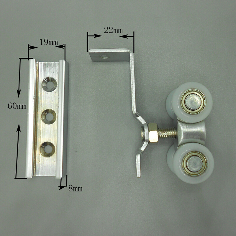 惠民大衣柜门吊轮实木门吊趟门平移门铝合金门不锈钢门滑轮