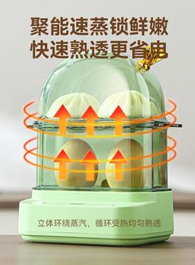 微型煮蛋器智能小多功能双层宿舍