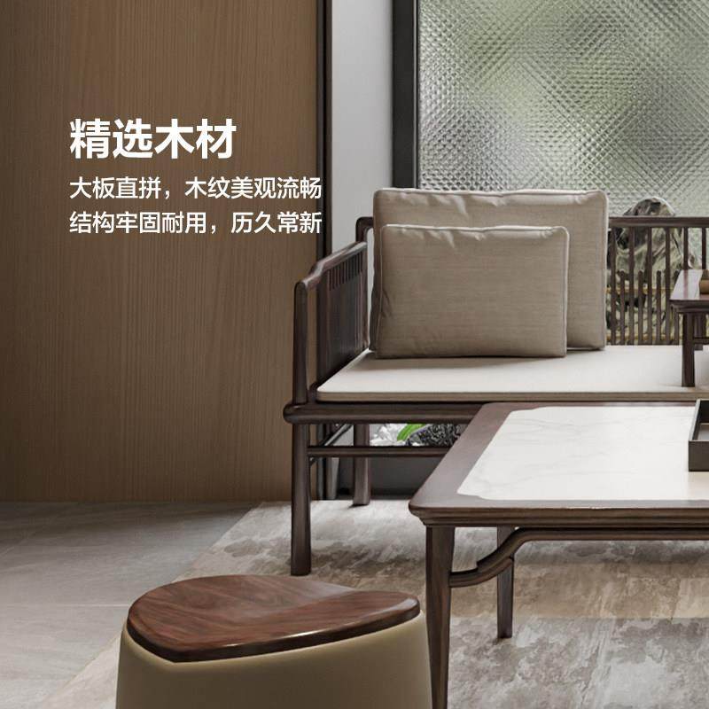 【新零售】联邦家私舒雨客厅空间A-YS2365YA沙发（4R）搭配罗汉床,淘宝优惠券,粉丝福利购,淘宝优惠卷