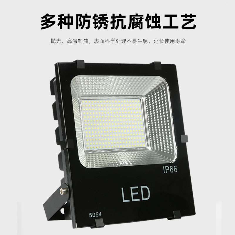 led投光灯110V100W户外防水200W12V24V36V低压照明投光灯工厂 - 图2