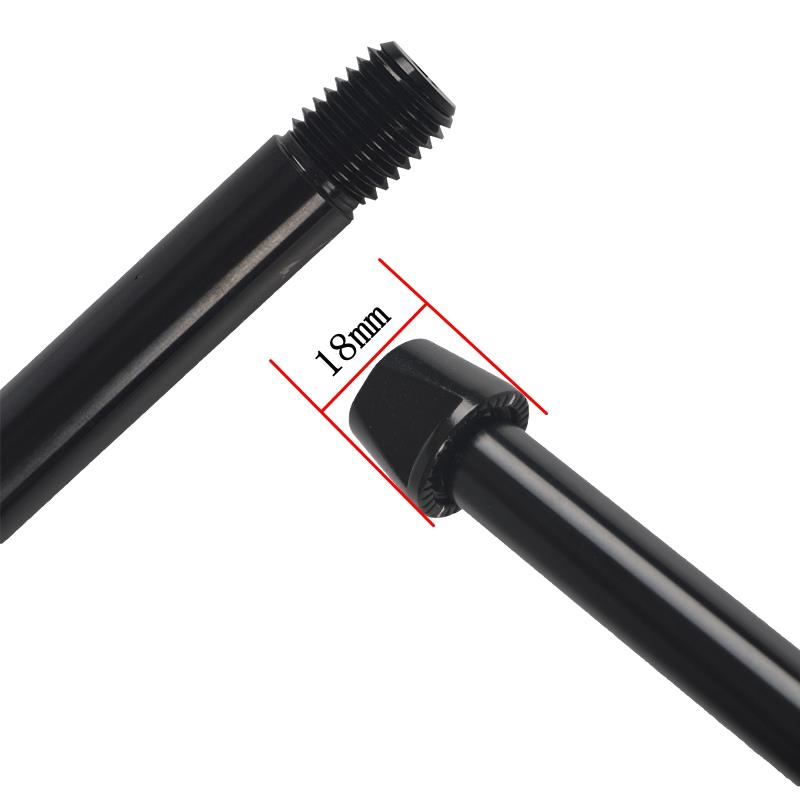 TIRALPRO 7075铝桶轴杆12/15 142桶轴快拆杆超轻铝合金车架筒轴杆 - 图2