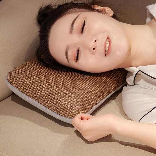 夏季凉席午睡枕趴睡枕小学生儿童教室桌上睡觉抱枕办公室午休枕头 - 图1