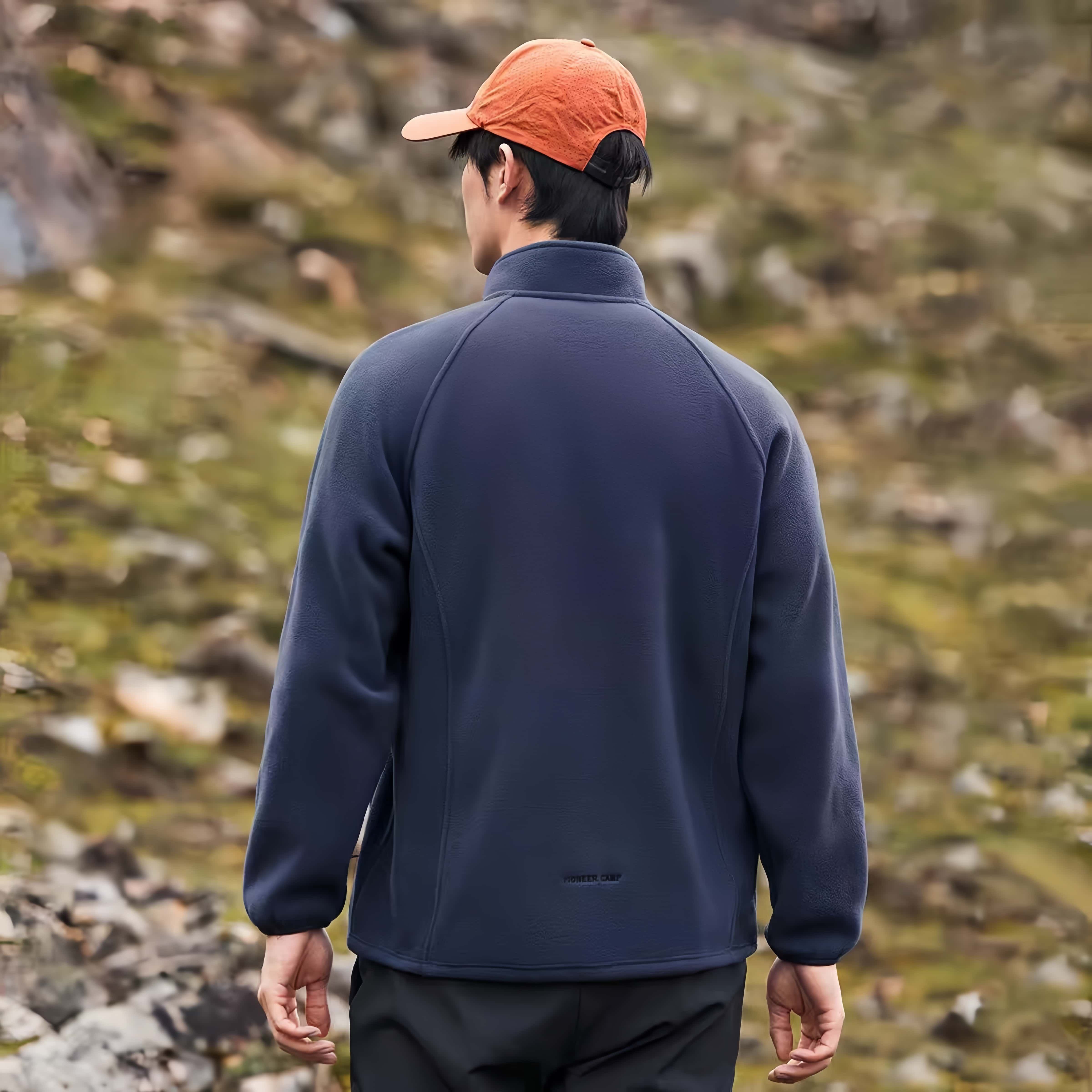 秋冬上新！拓家摇粒绒外套男士秋冬双面暖绒加厚立领保暖外套,淘宝优惠券,粉丝福利购,淘宝优惠卷