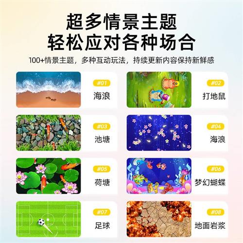 3d地面互动投影户外公园定制海浪沉浸式裸眼3d全息墙面体感触摸 - 图2