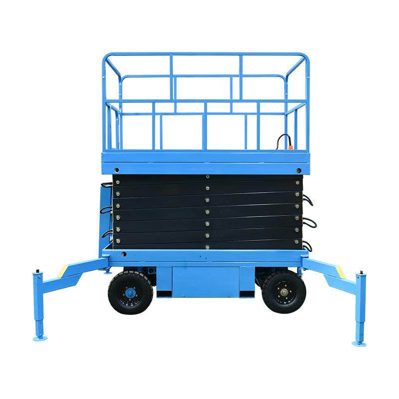 电动液压升降机高空作业车四轮移动剪叉式升降平台四轮移动便捷,淘宝优惠券,粉丝福利购,淘宝优惠卷