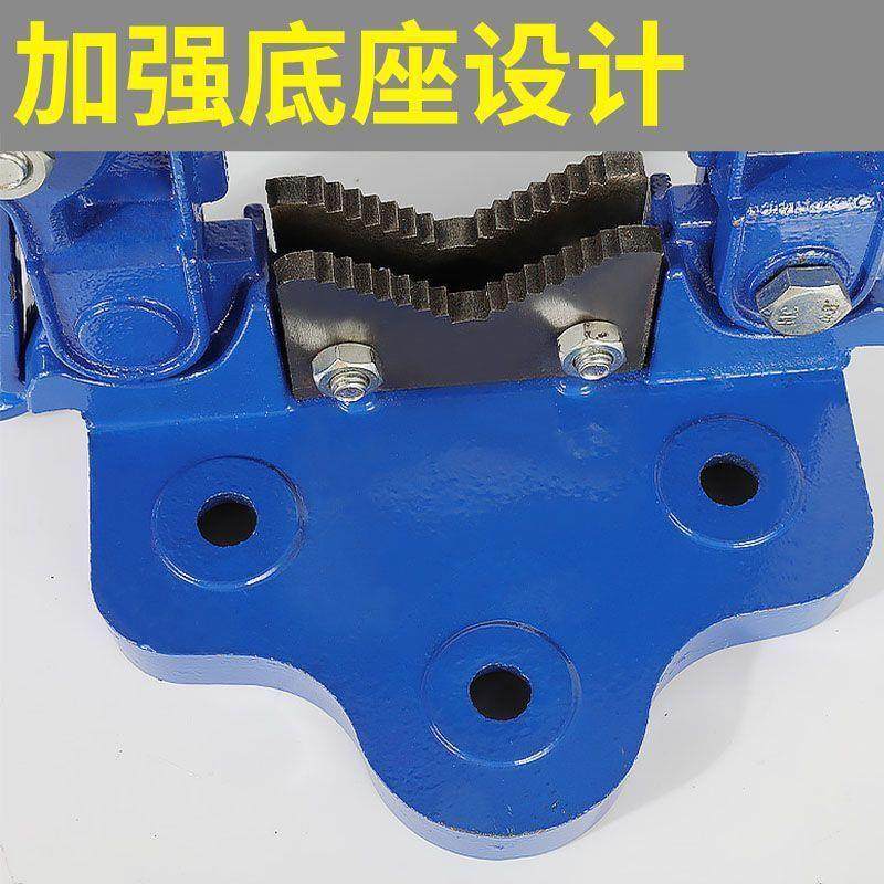 龙门钳夹管钳重型固定夹具台钳三角架压力钳管子台虎钳割丝管子钳,淘宝优惠券,粉丝福利购,淘宝优惠卷