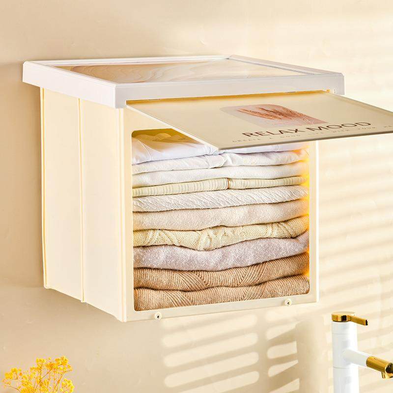 浴室壁画收纳柜防水折叠置物架卫生间厕所免打孔壁挂式挂画储物柜,淘宝优惠券,粉丝福利购,淘宝优惠卷