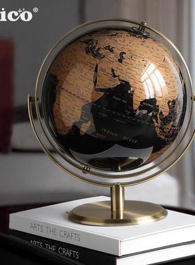joico瑞士摆件轻奢高档地球仪乔迁礼品客厅玄关办公室书桌装饰品
