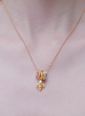 33Slipppers百搭项链满天星五环