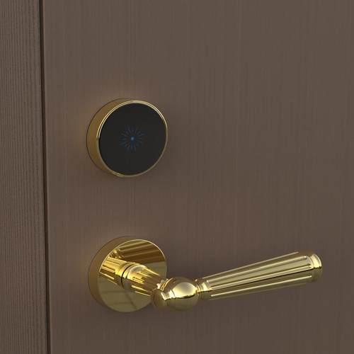 酒店门锁刷卡锁宾馆分体电子门锁公寓智能感应门锁民宿木门磁卡锁 - 图3