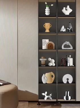 诚艺高端酒柜餐具柜家居创意装饰客厅小众艺术电视柜抽象摆件