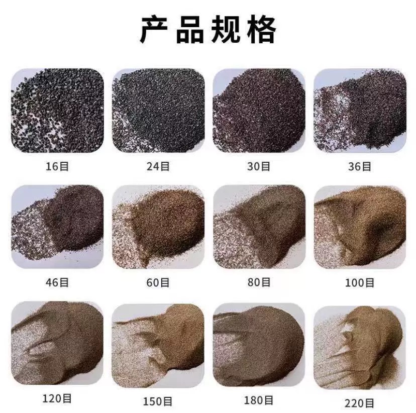 各式喷砂机磨料金刚砂棕刚玉白刚玉黑刚玉玻璃珠砂料等专用喷砂料 - 图2