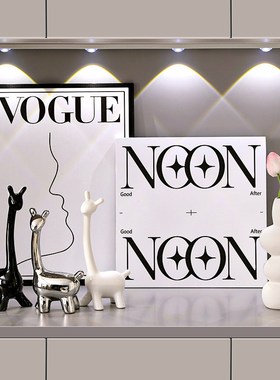 现代简约玄关装饰画摆件入户鞋柜客厅房间布置软装家居装饰品