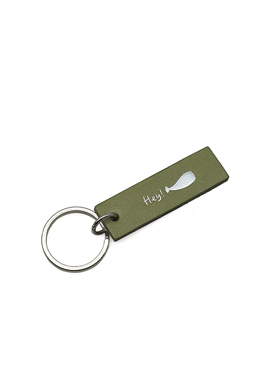 Heywhale头层牛皮防丢钥匙扣
