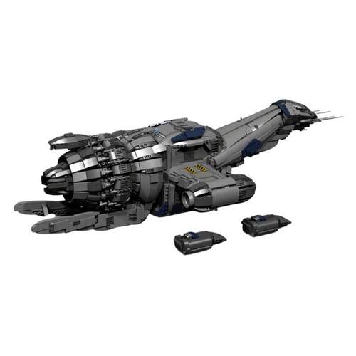 3热卖小颗粒MOC-12777太空飞船儿童益智积木拼装玩具模型摆件 - 图0