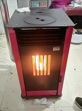 颗粒取暖炉颗粒木柴两用烧木柴一年省下一台炉子钱