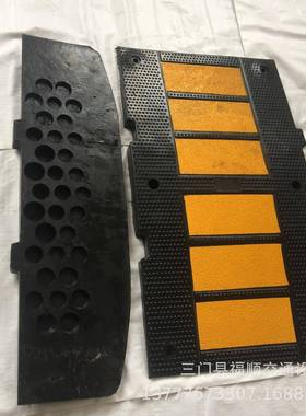 厂货橡胶减速路拱橡胶减速带缓冲带减速垫欧式减速带