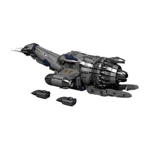 3热卖小颗粒MOC-12777太空飞船儿童益智积木拼装玩具模型摆件 - 图2