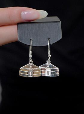 精致吉祥结款蒙古包项链民族风蒙古族饰品轻奢小众设计百搭锁骨链