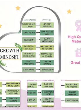 跨境创意儿童心理治疗鼓励心态上进宣传暗示桌面亚克力摆件工艺品