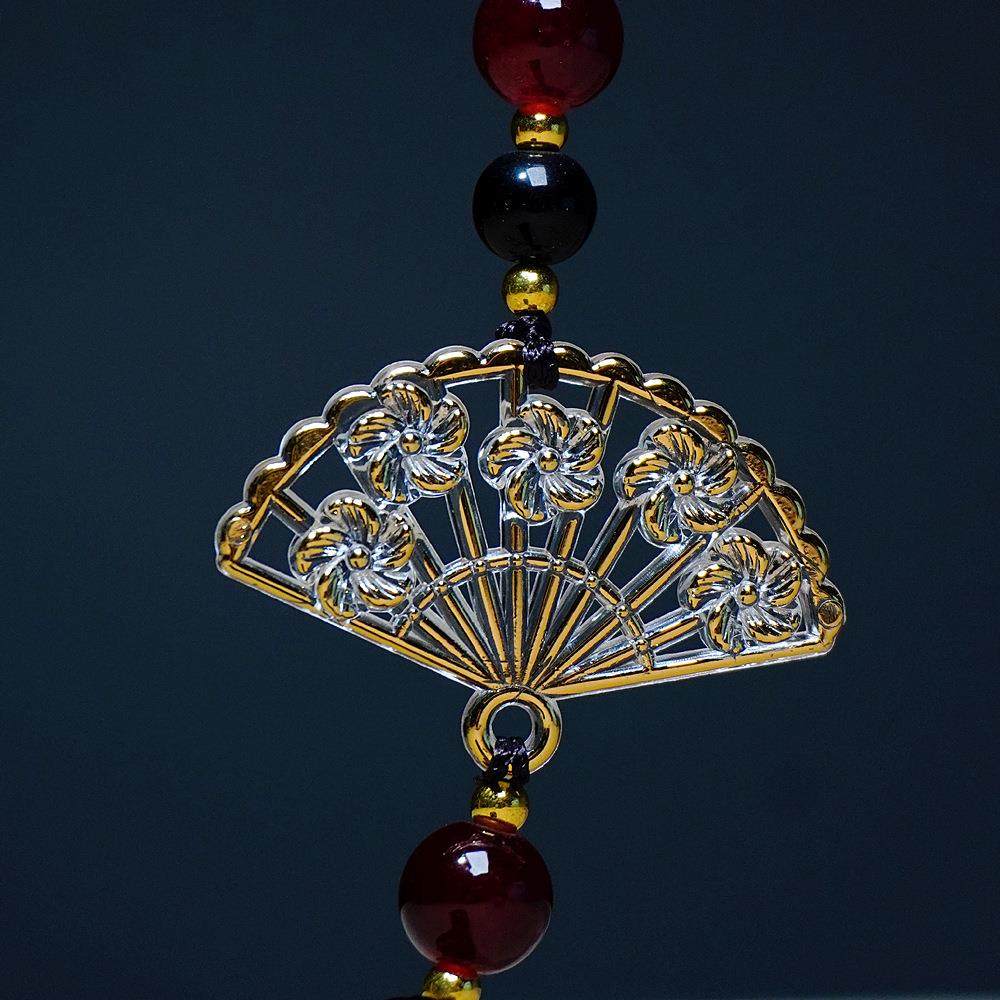 越南芽庄黑油老料沉香扇古风古典工艺品摆件复古天然沉香折扇挂坠,淘宝优惠券,粉丝福利购,淘宝优惠卷