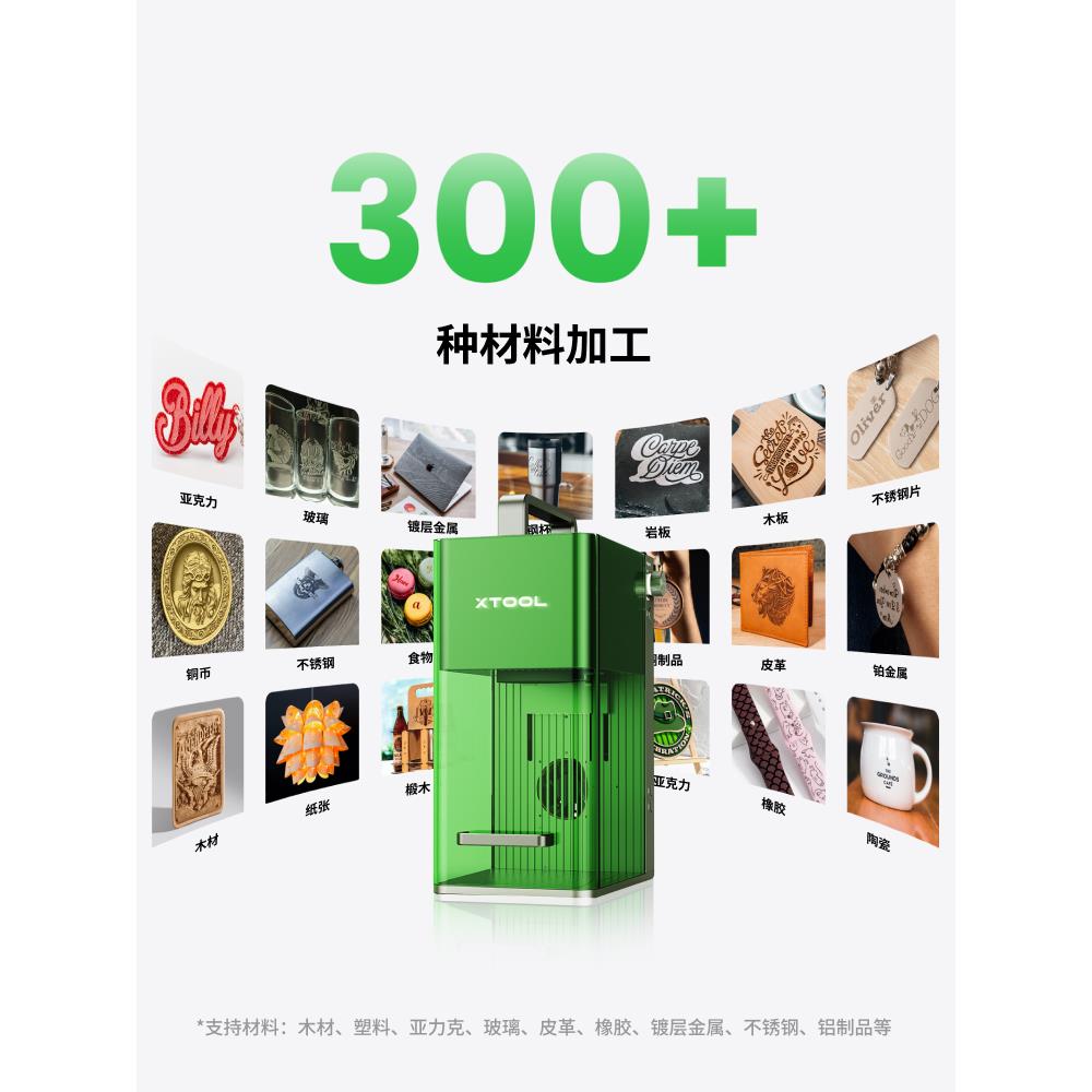 xTool F1 叶雕激光雕刻机全自动小型切割机手持金属打标机【仓】 - 图1