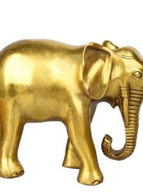 铜大象摆件铜象象吸水象一对宅店铺开业礼品礼物