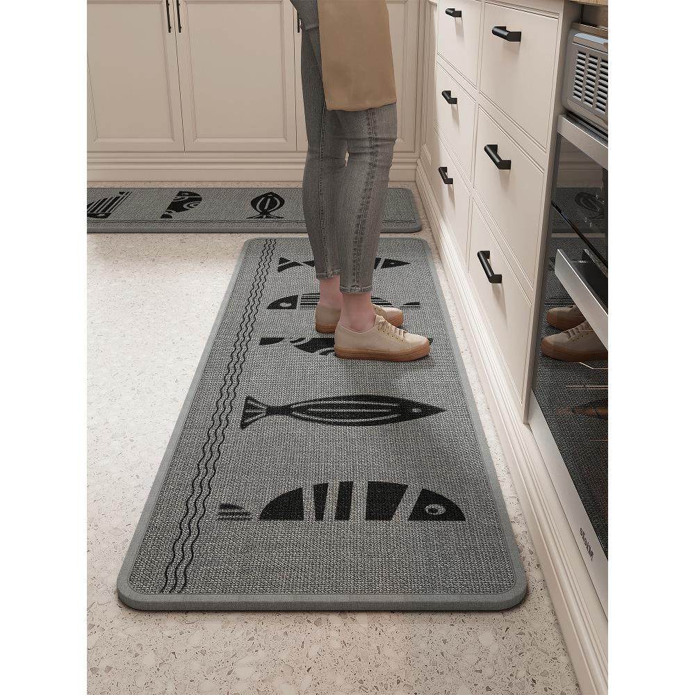 厨房地垫防滑吸水防摔垫耐脏免洗家用脚垫简约高级感厕所软垫定制,淘宝优惠券,粉丝福利购,淘宝优惠卷