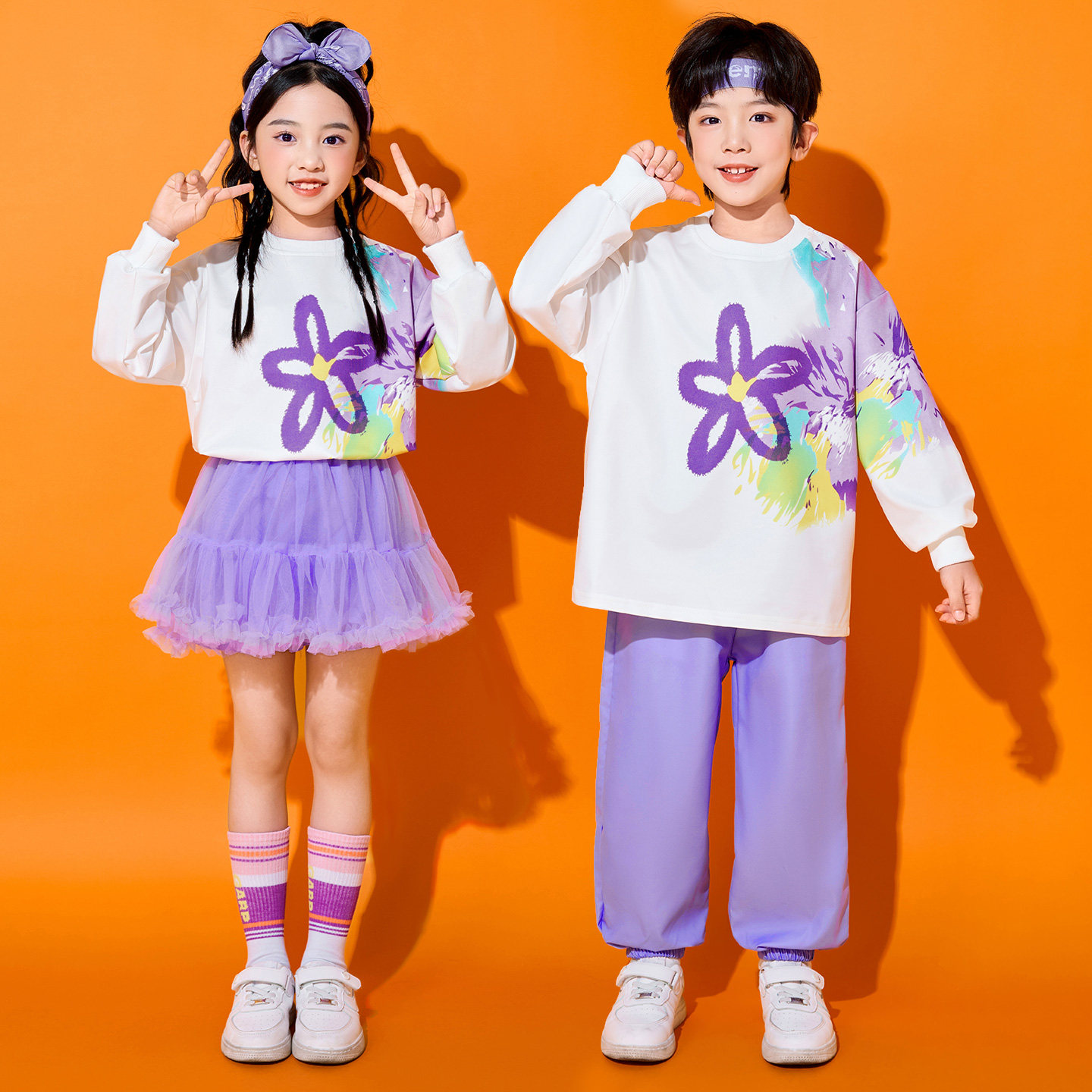 儿童啦啦队演出服新款小学生运动会开幕式班服幼儿园校园风表演服,淘宝优惠券,粉丝福利购,淘宝优惠卷