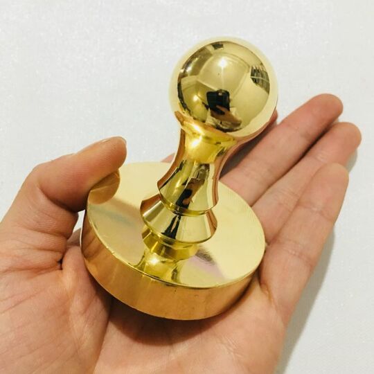 速发字印花印章卍字莲用品佛家法器道士印 法印5厘米铜印送底座