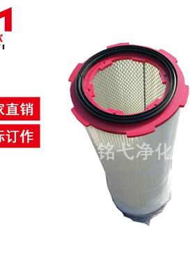 空气过滤筒滤芯过滤粉尘耐高温除尘空气过滤筒除尘滤芯烧结网滤芯
