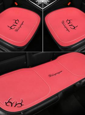 直销透气网布卡通汽车座垫四季通用防滑免绑网红小车座椅垫