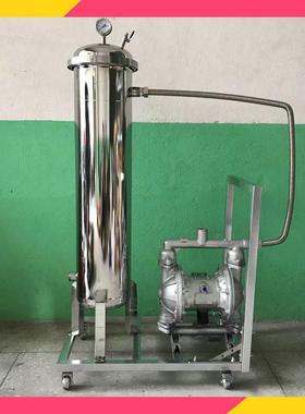 网袋式洗洁精过滤桶过滤杂质微粒不锈钢滤网洗洁精过滤器