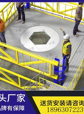 垂直装配平台人员定位组装专用升降机立式电解槽装配升降平台