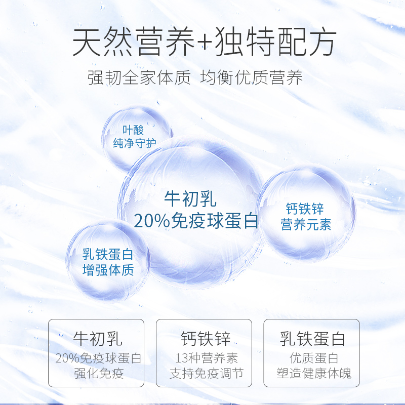 澳琳达Aurinda海外版纯牛初乳粉20%免疫球蛋白呵护自护力儿童成人 - 图1