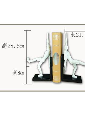 树脂NB561工艺品家居品摆球件代书房客厅软饰装公司足书挡书靠现