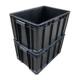 Hardware turnover box glue anti-static black electronic components square storage plastic frame box tray material tool parts