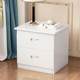 W9YX simple bedside table pastoral solid wood storage cabinet wardrobe European style chest of cabinets simple floor cabinet mini modern