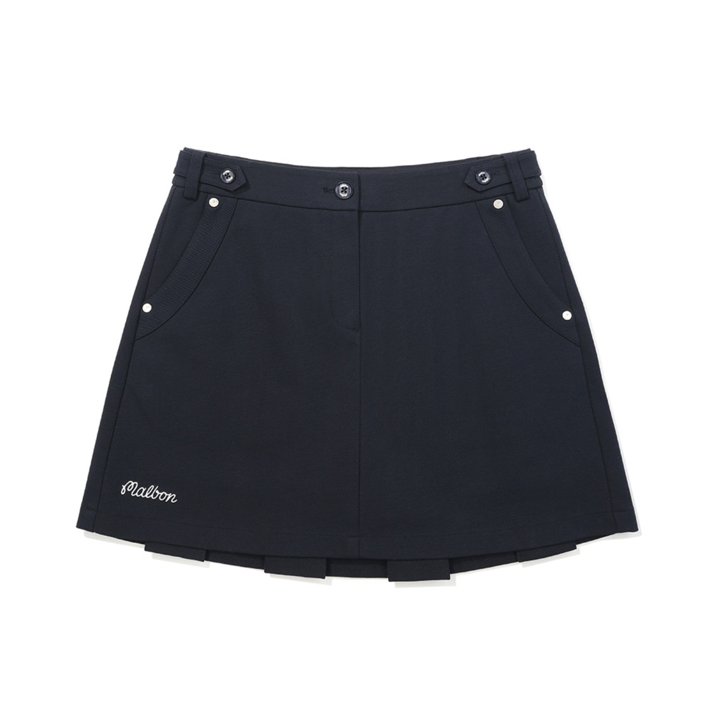 26新款韩国MALBON高尔夫裙子防走光裙不规则运动速干工装百褶短裙,淘宝优惠券,粉丝福利购,淘宝优惠卷