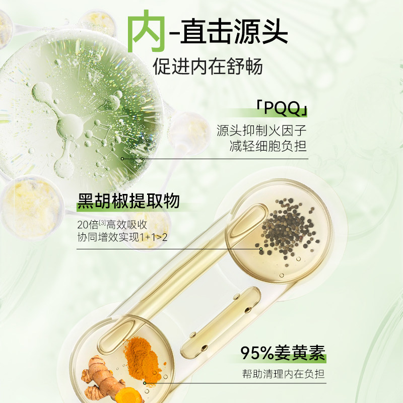 metoday双抗小绿盾姜黄素胶囊进口黑胡椒碱维生素D修护皮肤屏障,淘宝优惠券,粉丝福利购,淘宝优惠卷